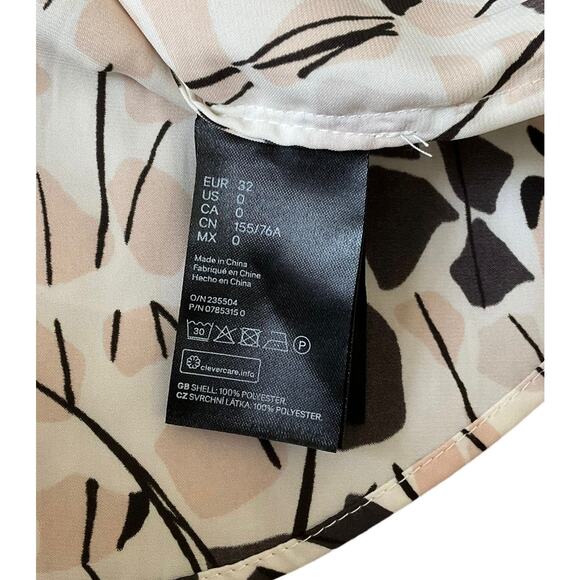 Richard Allan x H&M Multicolor Long Sleeve Blouse Women Size 0 | 13-11 - Picture 3 of 6